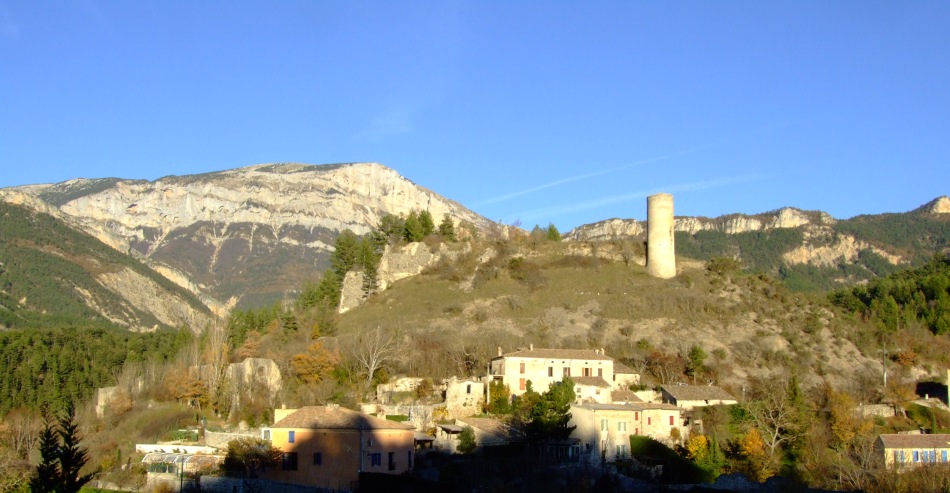 Forteresse d'Aix-en-Diois, façade ouest