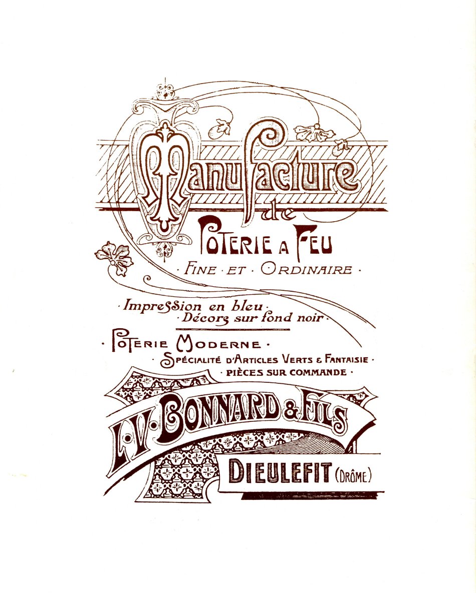 couverture catalogue BONNARD 1910