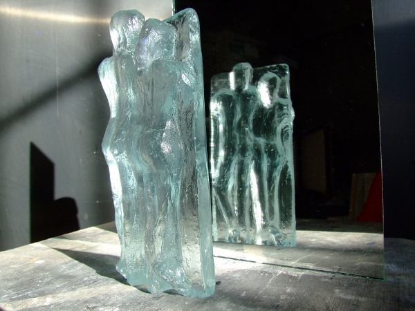 sculpture pate de verre frederic morin