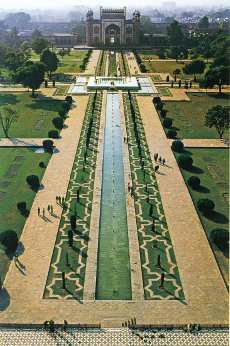 Agra Taj Mahal jardins