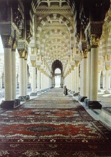 Arabie Mosquée galerie entre deux cours