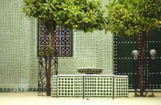 Chefchaouen Maroc zelliges modifiant la perception visuelle des murs