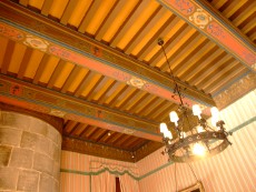 chateau de Grignan vue intérieure - Chambre de François Ier puis de Marie Fontaine (XXe siècle) dans la tour ouest