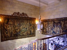 escalier d'honneur reconstitué par Marie Fontaine au XXe siècle