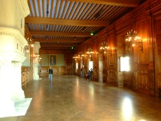 chateau de Grignan vue intérieure - Galerie des Adhémar dans l'aile Renaissance XVIe siècle de Gaucher Adhémar